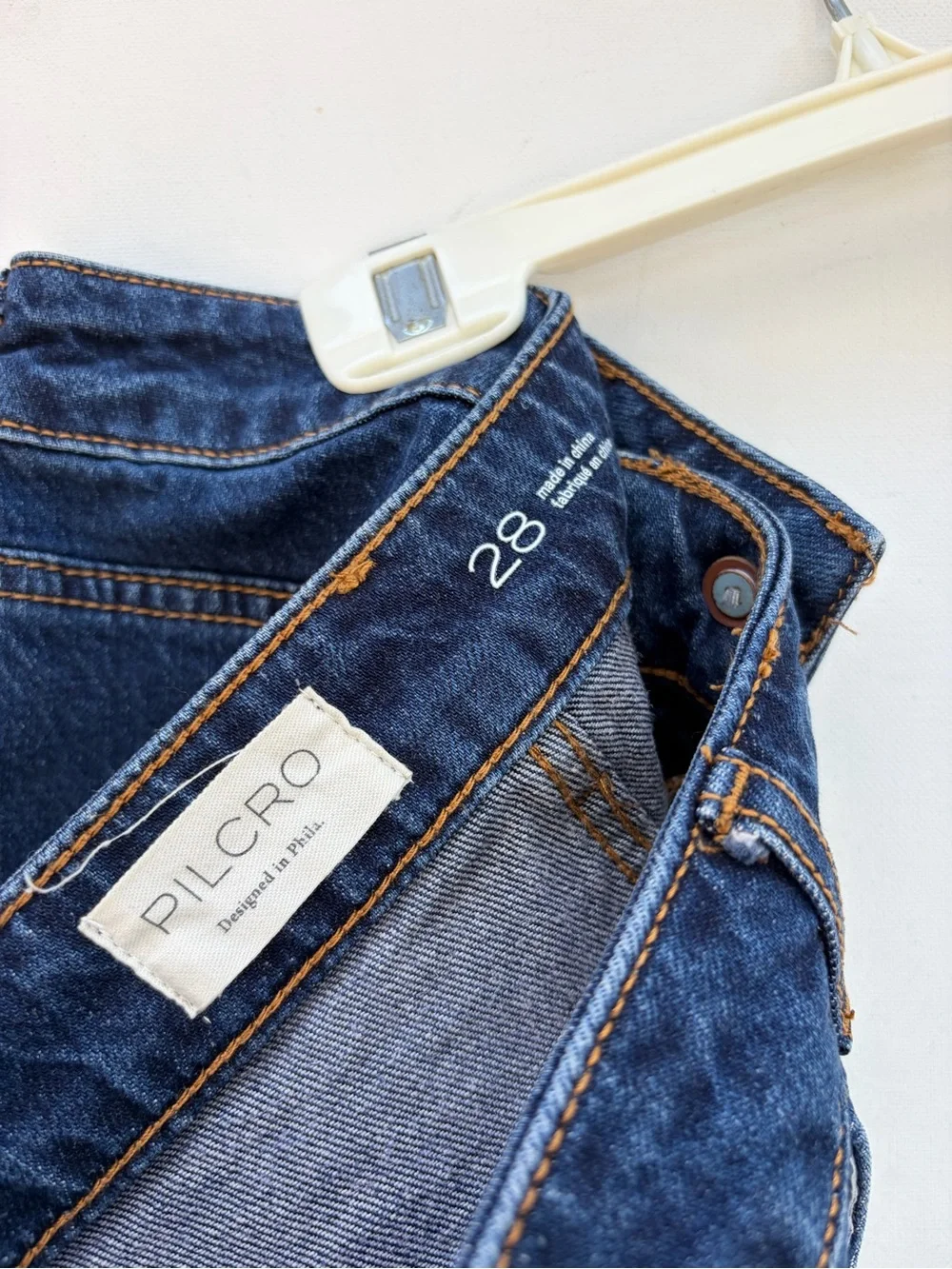 Anthropologie Pilcro Long Denim Shorts - Picture 3 of 4